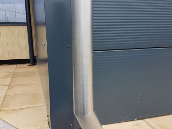 Cranked Bollard in Stainless Steel