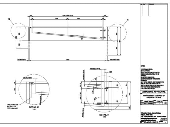 Heavy duty manual swing gate - Image 5