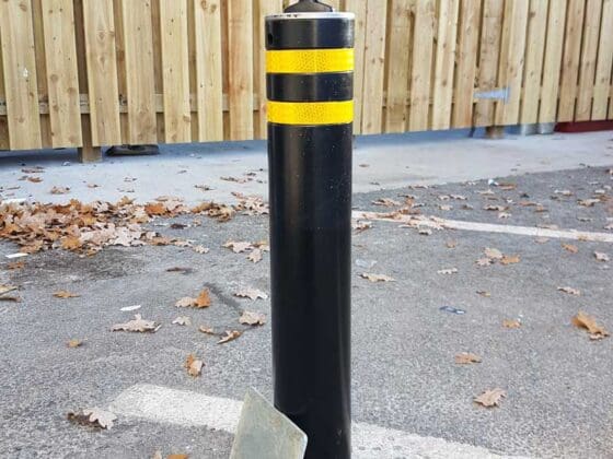 Integral Lock Removable Round Bollard