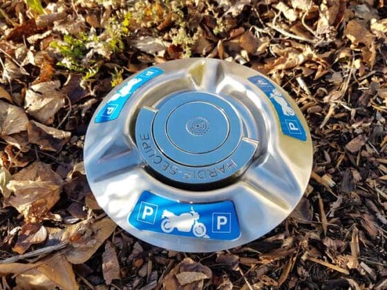 Motorcycle Ground Anchor, Rotating