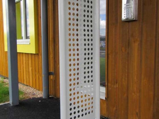 Perforated Door Restrainer