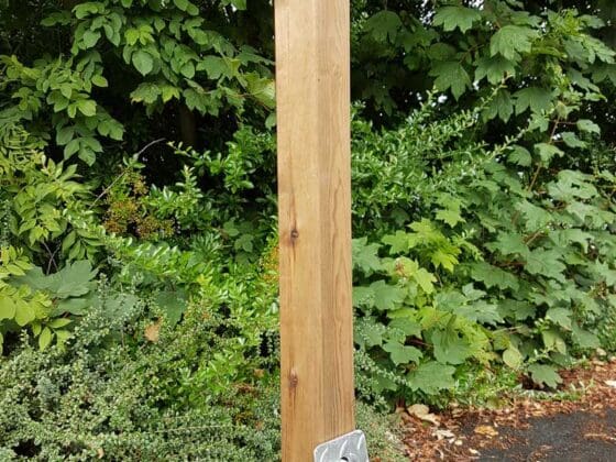 Removable Timber Bollard
