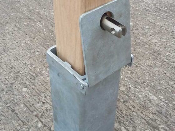 Removable Timber Bollard - Image 2