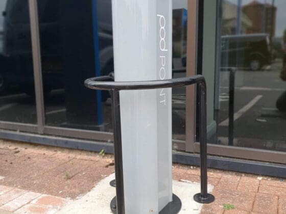 ‘Tripod’ design EV protector