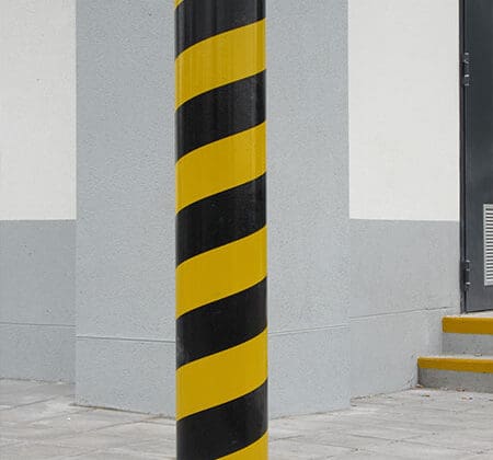 Diagonal Banded Protection Bollard