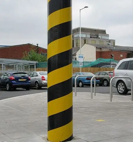 Diagonal Banded Protection Bollard - Image 2