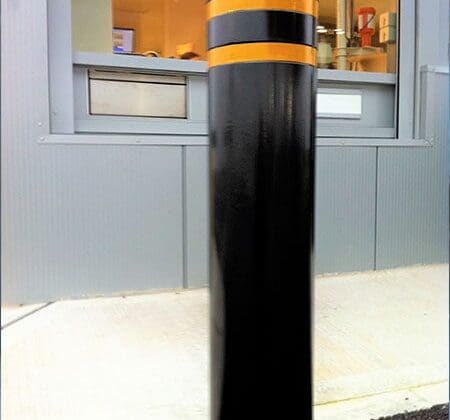 Double Rebated Concrete Filled Bollard with Bands