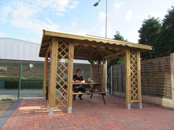 Gazebo Smoking Shelter