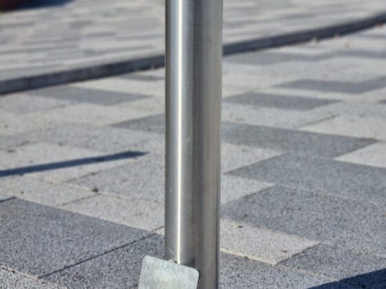 Stainless Steel Tall Round