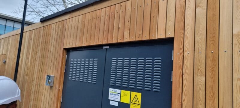 Bin store cladding