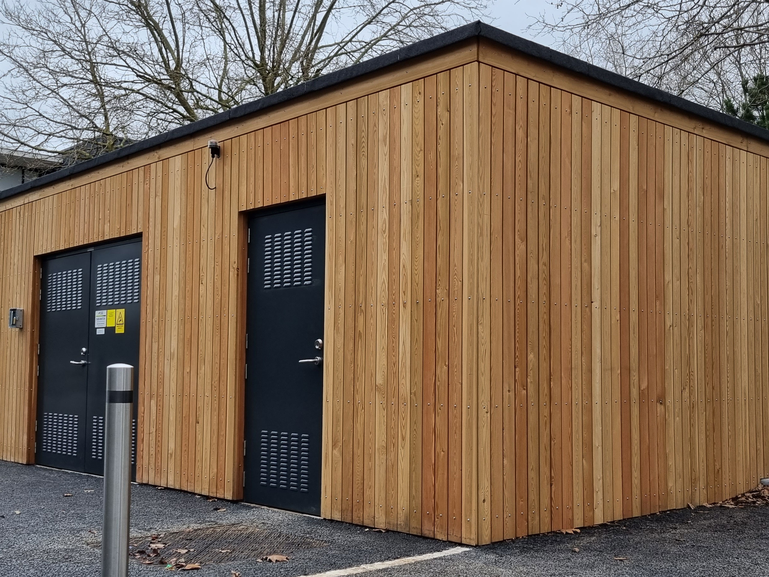 Bespoke Cladding of Bin Store